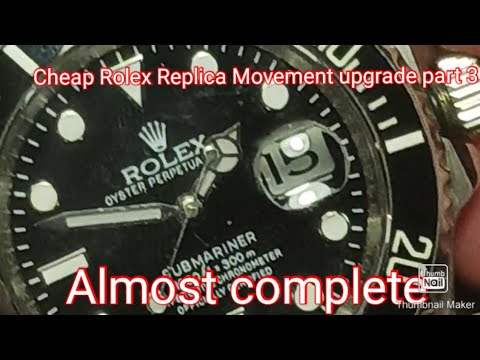 cheap Rolex Replica  Movement upgrade part 3