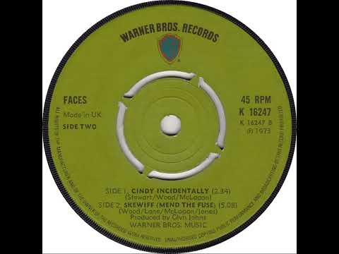 UK New Entry 1973 (31) Faces - Cindy Incidentally
