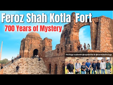 Exploring Feroz Shah Kotla Fort 🔥 | Haunted Fort of Delhi | Jinn Stories & History Explained