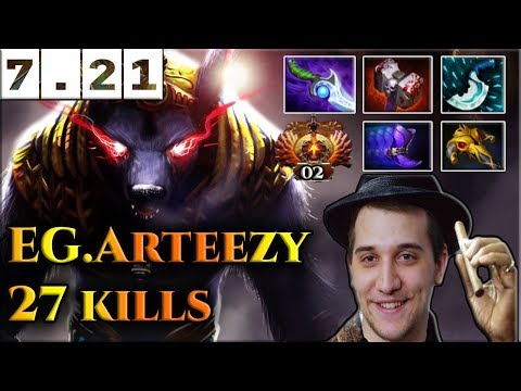 Dota 2 - Arteezy [Ursa] Ultra Kill - The Raid Boss - You just cannot escape | Patch 7.21 |
