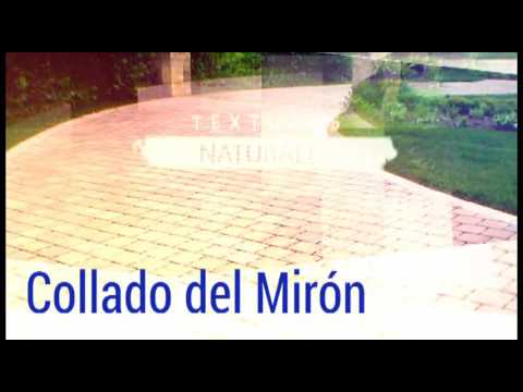 Hormigón impreso en Collado del Mirón Profesionales y precios