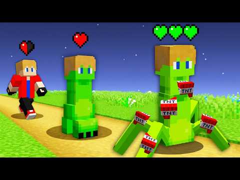 LIFE of a CREEPER in Minecraft!