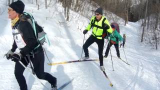 preview picture of video 'The TOP of Section 9, Canadian Ski Marathon 2013'