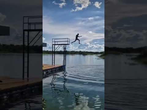 Peixe - Rio Tocantins - Brasil 🇧🇷 #summer #flip #jump #fun #drone