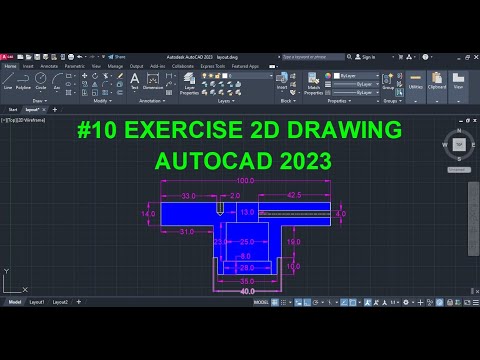 AutoCAD 2D exercise 1