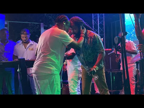 Gracia Delva Mass Konpa x Steeve Khe « Nap Monte Lasous » live performance Gecko Lounge Haïti 