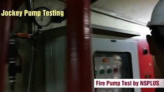 ตรวจสอบ​ Fire Pump งานตรวจสอบอาคาร