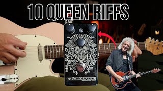 Video thumbnail for 10 Queen Riffs | Catalinbread Galileo Pedal Demo by Let's Play All