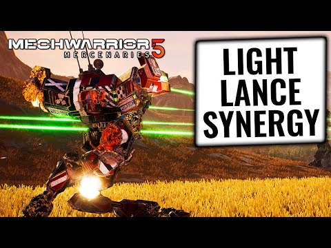 PANTHER SNIPER! - LIGHT MECH LANCE SYNERGIES - Mechwarrior 5: Mercenaries - MW5 Beta
