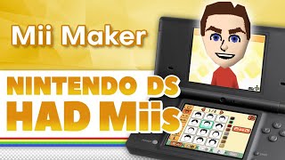 Nintendo DS Had Miis