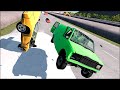 Can We Survive In TERRIBLE CARS On These Downhill Maps? (BeamNG Drive Mods)