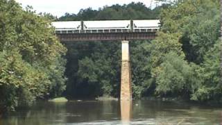 preview picture of video 'CSX Freight train over Monocacy MET'