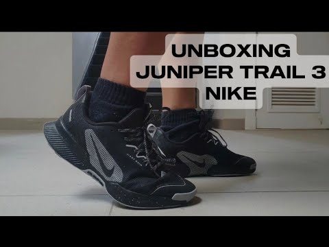 Nike Juniper Trail 3 running shoes Unboxing