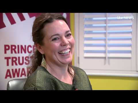 Prince Charles meets Olivia Colman, the latest actress to play his mother in The Crown | ITV News