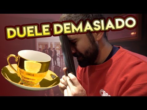 The most expensive coffee in Madrid, Spain.