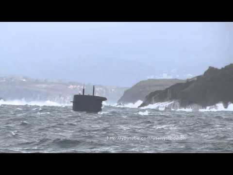 HNLMS BRUINVIS S810 Departs A Coruña