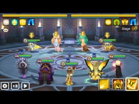 SUMMONERS WAR / GANYMEDE AND HATHOR VS TOAH OCCULT GIRLS
