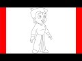 How To Draw Chhota Bheem - Step By Step Drawing