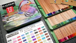 How Are These so Good?!? Kalour Pastel Pencil Set of 72 Review