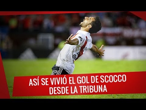 River vs. Estudiantes de la Plata - Así se vivió el gol de Scocco desde la tribuna
