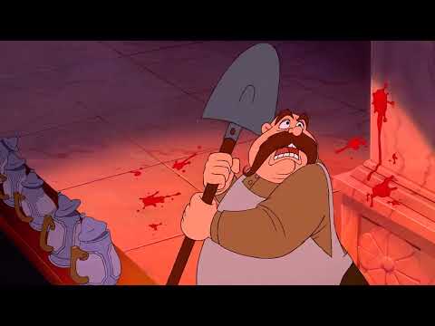 Beauty and the Beast (1991) - The Battle Begins In The Castle Of The Beast [UHD]