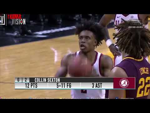 Collin Sexton Alabama vs Minnesota   Full Highlights   11 25 17   Career High 40 Pts, BULL MODE!