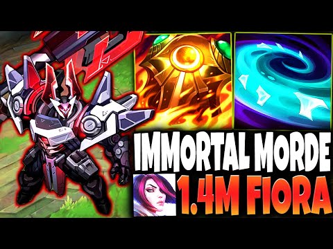 1.4 Million Mastery FIORA and AKSHAN vs my IMMORTAL MORDEKAISER BUILD 🔥 LoL Top Morde s13 Gameplay