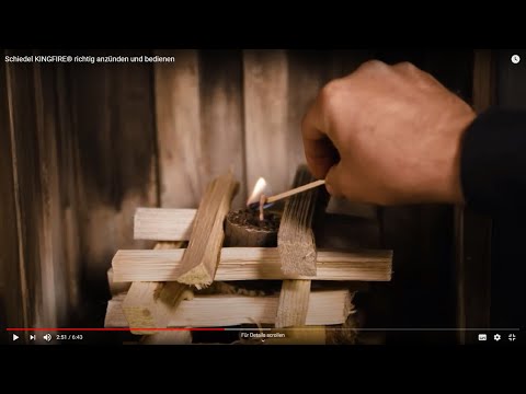 Kaminofen richtig anzünden und bedienen!