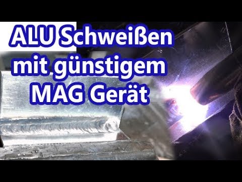 MIG Aluschweißen mit dem Weldinger MEW 210 SYN alu