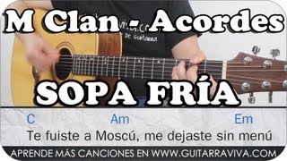 Acordes M Clan  Sopa Fría en guitarra DEMO MClan M-clan cover guitarra