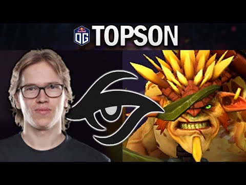 OG.TOPSON BRISTLEBACK VERSUS TEAM SECRET - DOTA 2 PRO GAMEPLAY