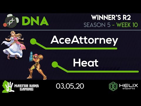 DNA S5:W10 - AceAttorney (Zelda) Vs. Heat (Samus) - Winners R2