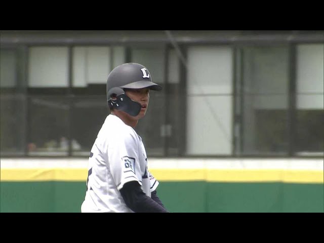 【ファーム】ライオンズ・西川愛也 先制のタイムリー2ベースヒット!! 2022年6月1日 埼玉西武ライオンズ 対 東北楽天ゴールデンイーグルス