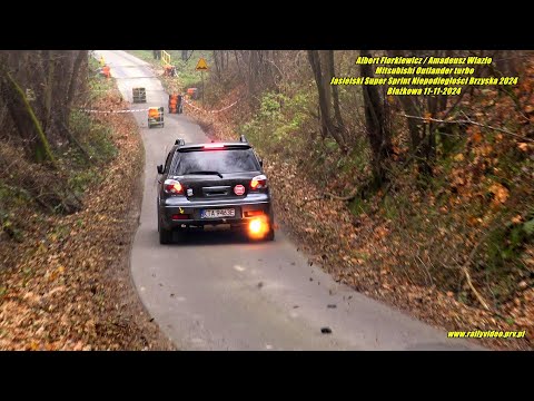 A. Florkiewicz /A.Wlazło -Mitsubishi Outlander- Jasielski Super Sprint Niepodległości Brzyska 2024