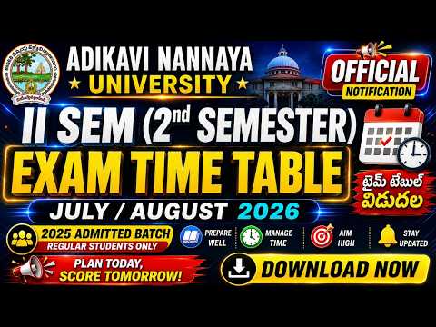 Anu Semester Dates