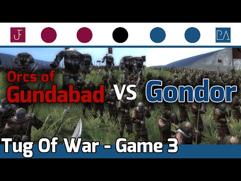 Medieval 2 Total War: Third Age - Tug Of War - The Orcs Of Gundabad vs Gondor #3