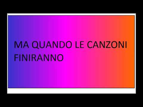 Video per il significato della canzone Quando finiranno le canzoni di Emma Marrone