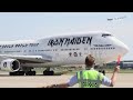 Iron Maiden Ed Force One Landing In Amsterdam Airport Schiphol