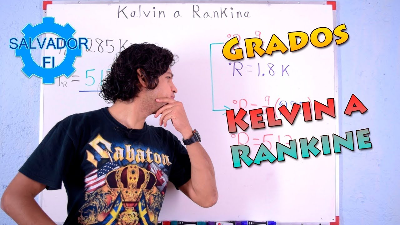 Kelvin a Rankine; Fórmula - Salvador FI