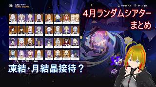 【原神/４月ランダムシアター】凍結・月結晶接待？ビシャップに大苦戦した４月幻想シアターまとめ