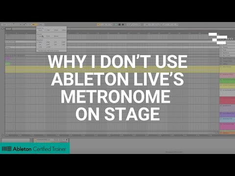 Why I don’t use Ableton Live’s Metronome on Stage