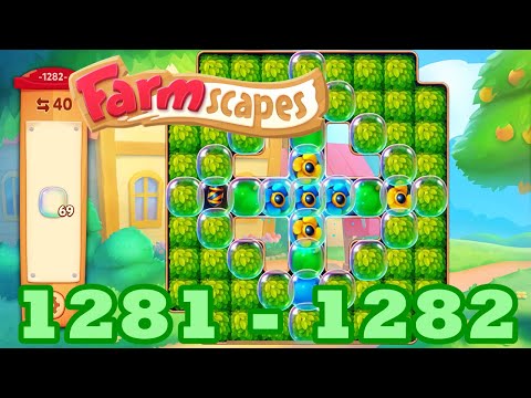 Farmscapes Level 1281 - 1282 HD Gameplay Walkthrough | 3 - match game | android | ios | GameGo Game