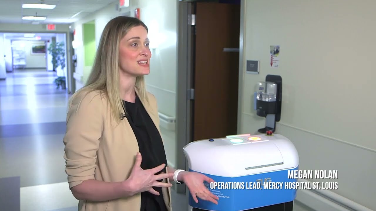 Aethon Robots at Mercy Hospital