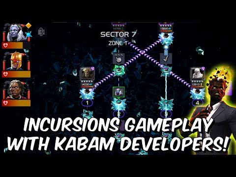 Incursions Gameplay With Kabam Developers! - New Game Mode 2020 - Marvel Contest of Champions