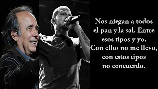 Joan Manuel Serrat Ft. Calle 13 - Algo Personal (con Letra)