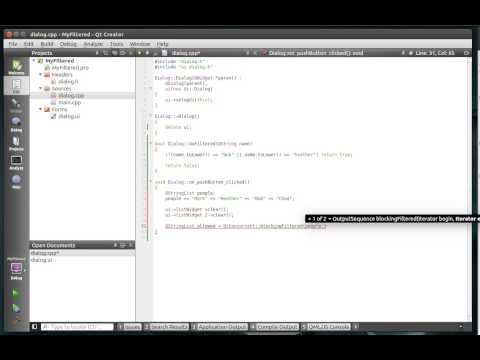 C++ Qt 126 - QtConcurrent Filtered