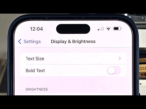 How To Change Font Style in iPhone 15 Pro Max