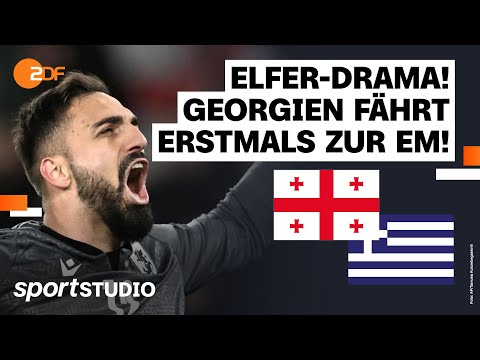 Georgien – Griechenland Highlights | EM-Qualifikation | sportstudio
