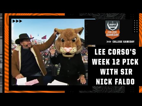 Lee Corso's headgear pick for Montana Grizzlies vs. Montana State with Sir Nick Faldo | CGD