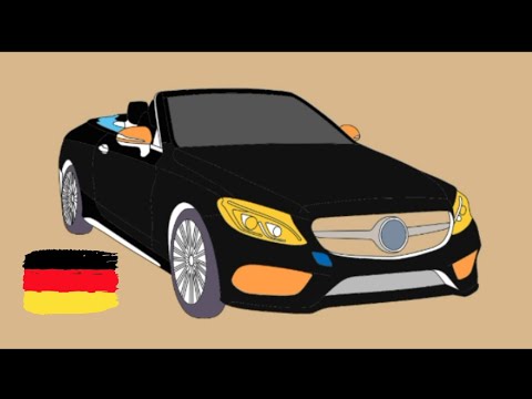 German Mercedes-Benz Cabriolet Coloring Pages Mercedes~Raude Ready Syn Cole~Reflect NCS Release🇩🇪🇩🇪